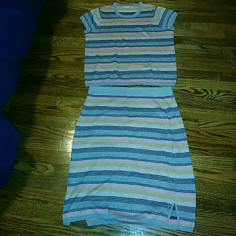 Boden 14 Co ord Top Skirt Set